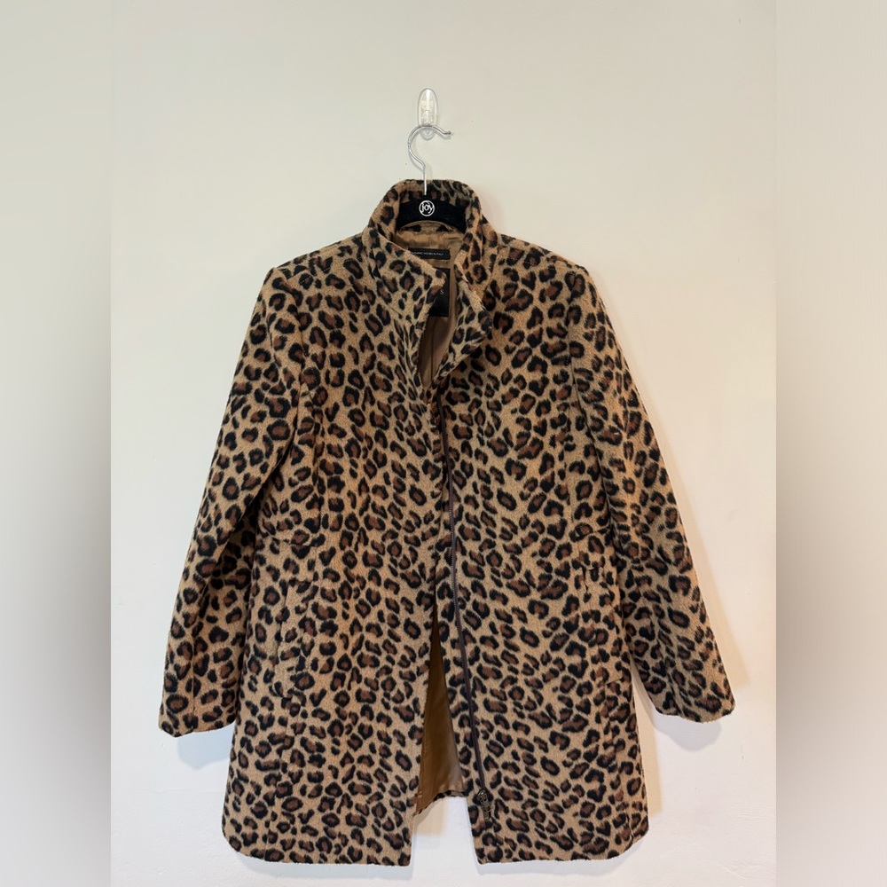 Talbots Wool Leopard Print Coat in Size 2